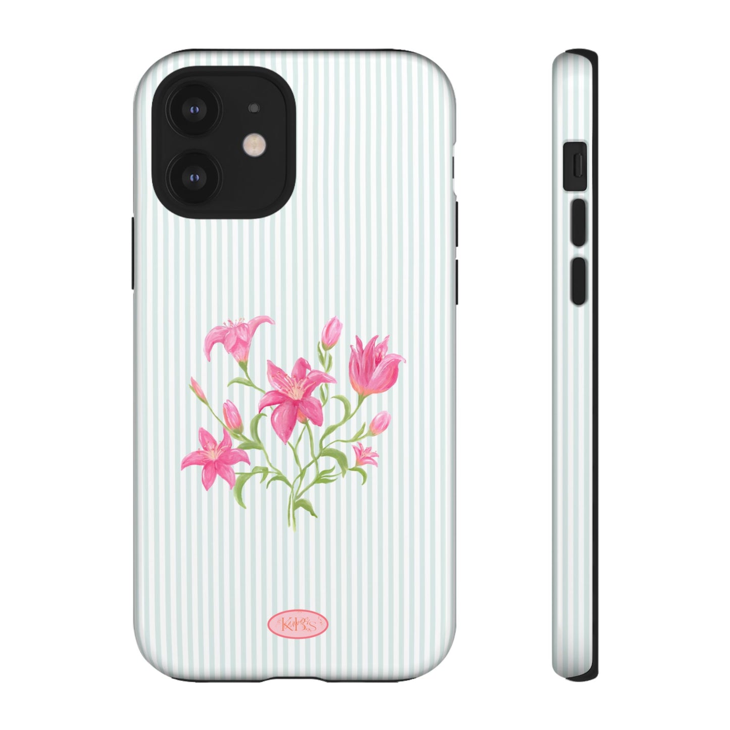 Lily Bloom Tough Case for iPhone - Blue