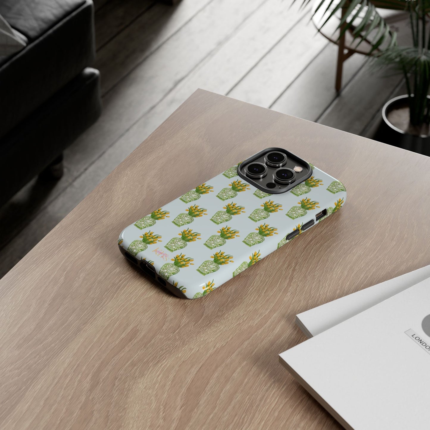 Tulip Haus Pattern Tough Case