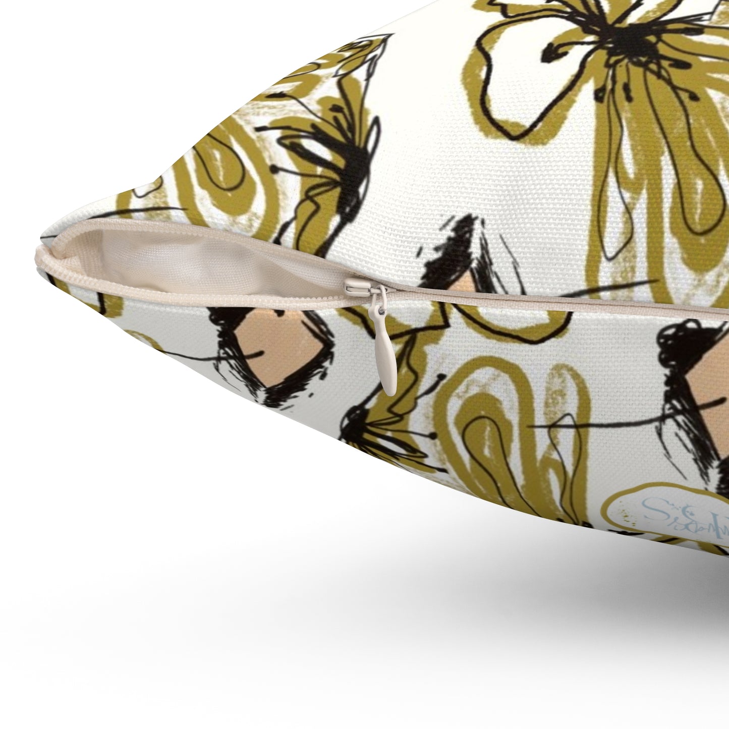 Fleur Runway Throw Pillow