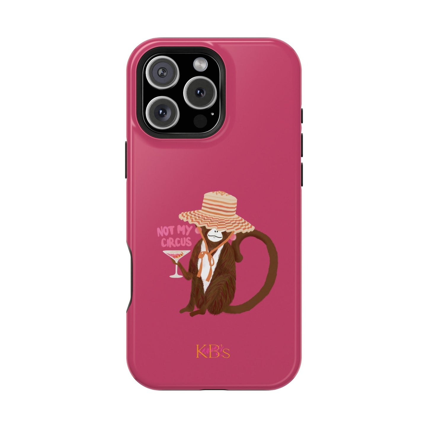 Not My Circus Mag Safe Case - Magenta