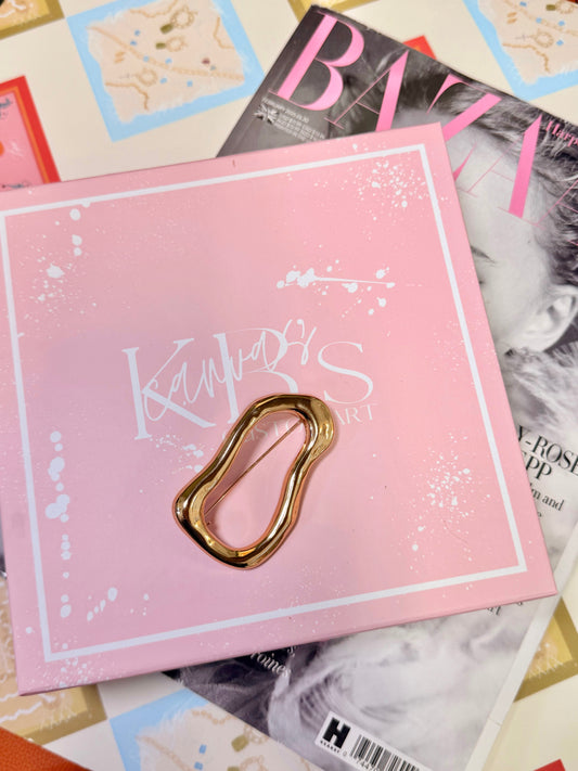 Sculpted Muse Brooch