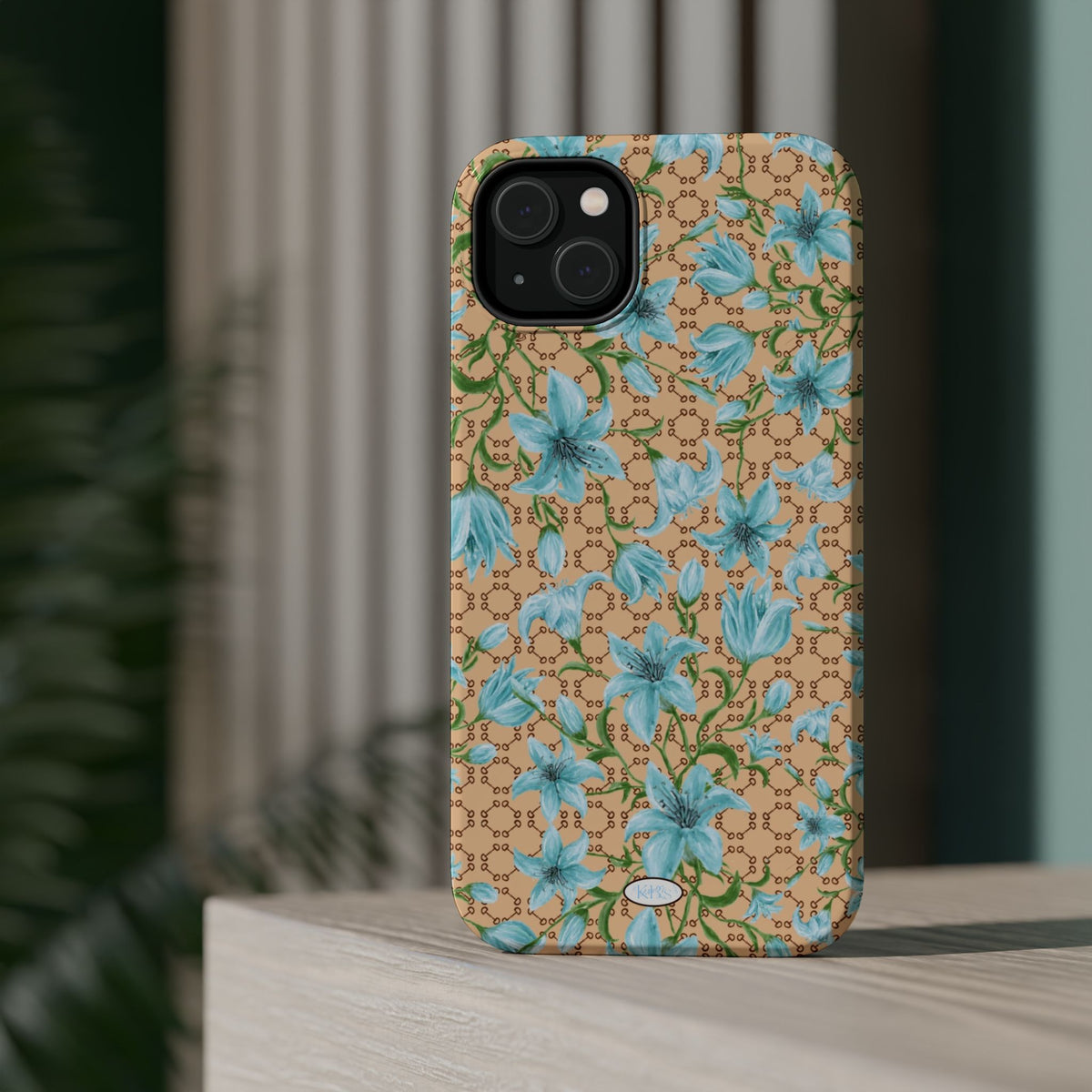 Horsebit Fleur Mag Safe Case for iPhone