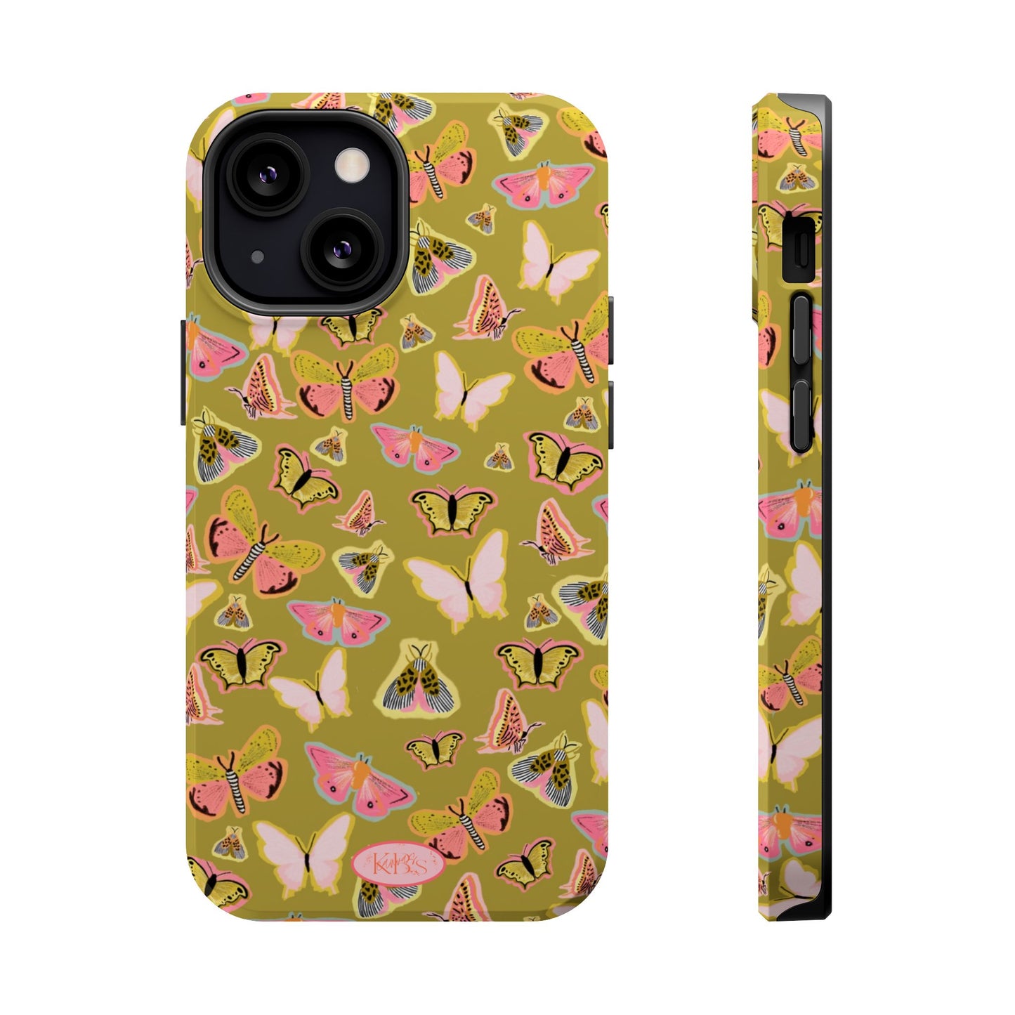 Butterfly Muse Mag Safe Case for iPhone - Green
