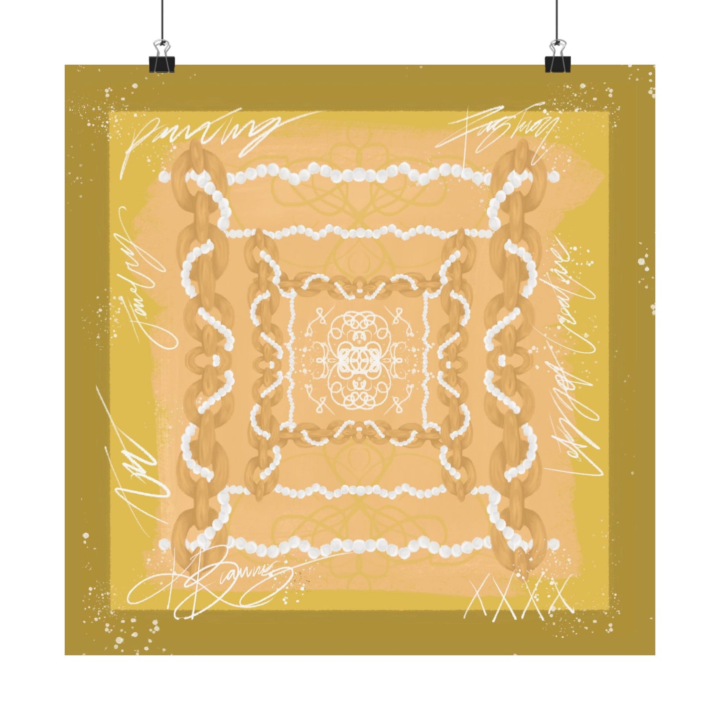 Maison Link Scarf Photo Print