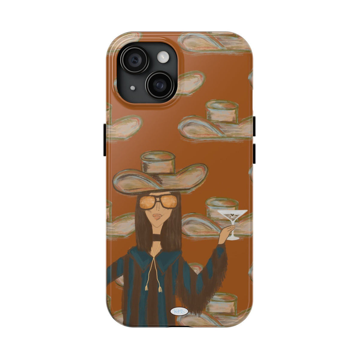 Cocktail Cowgirl Tough Case for iPhone
