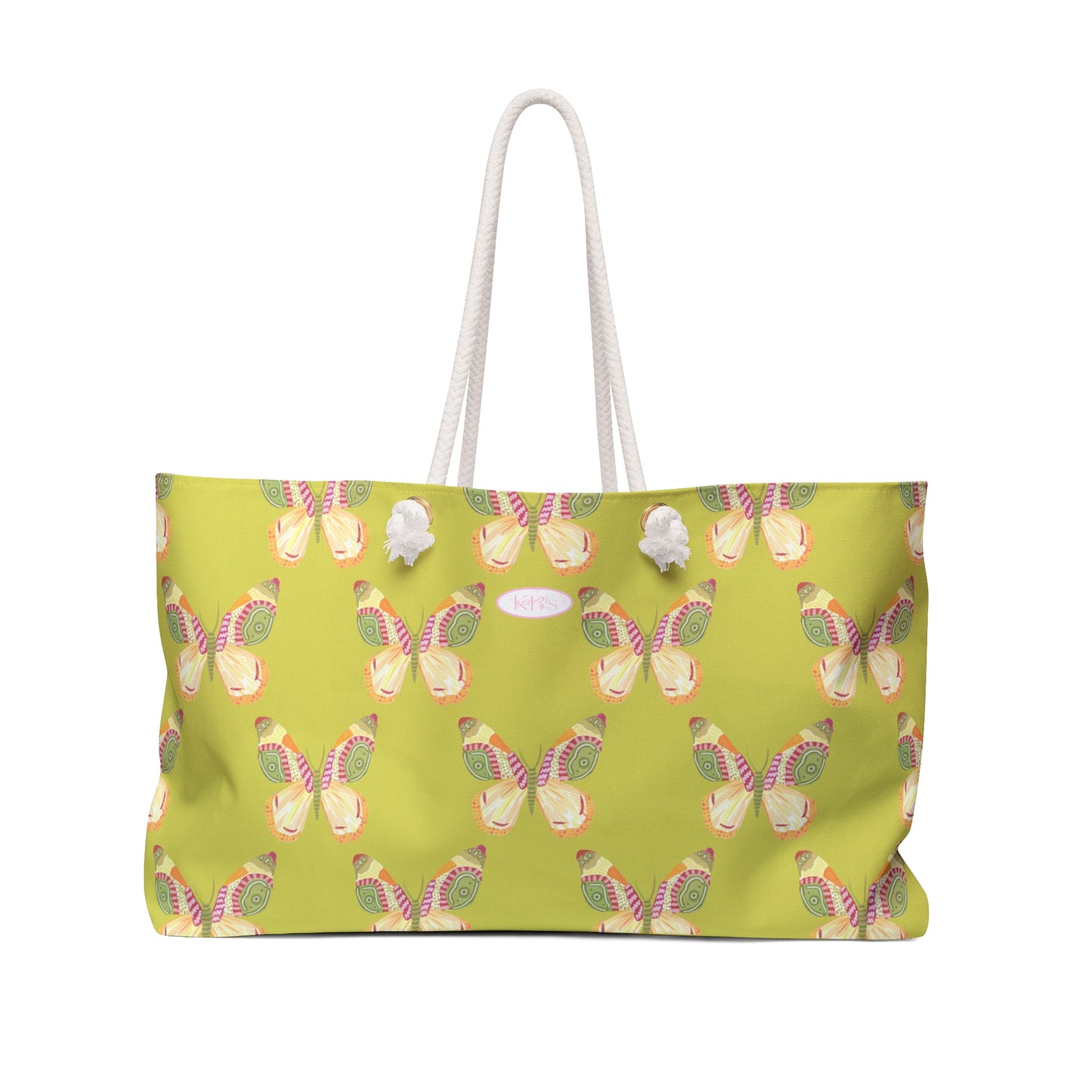 Flutter Pattern Weekender Bag - Green