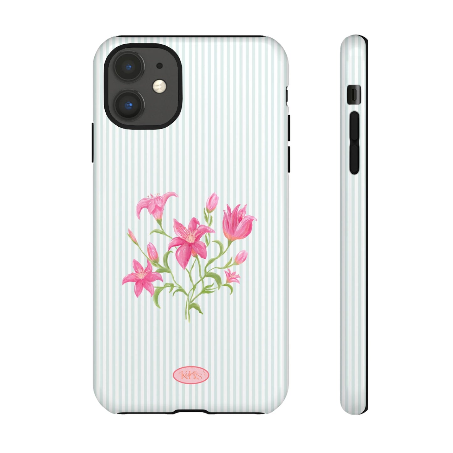 Lily Bloom Tough Case for iPhone - Blue