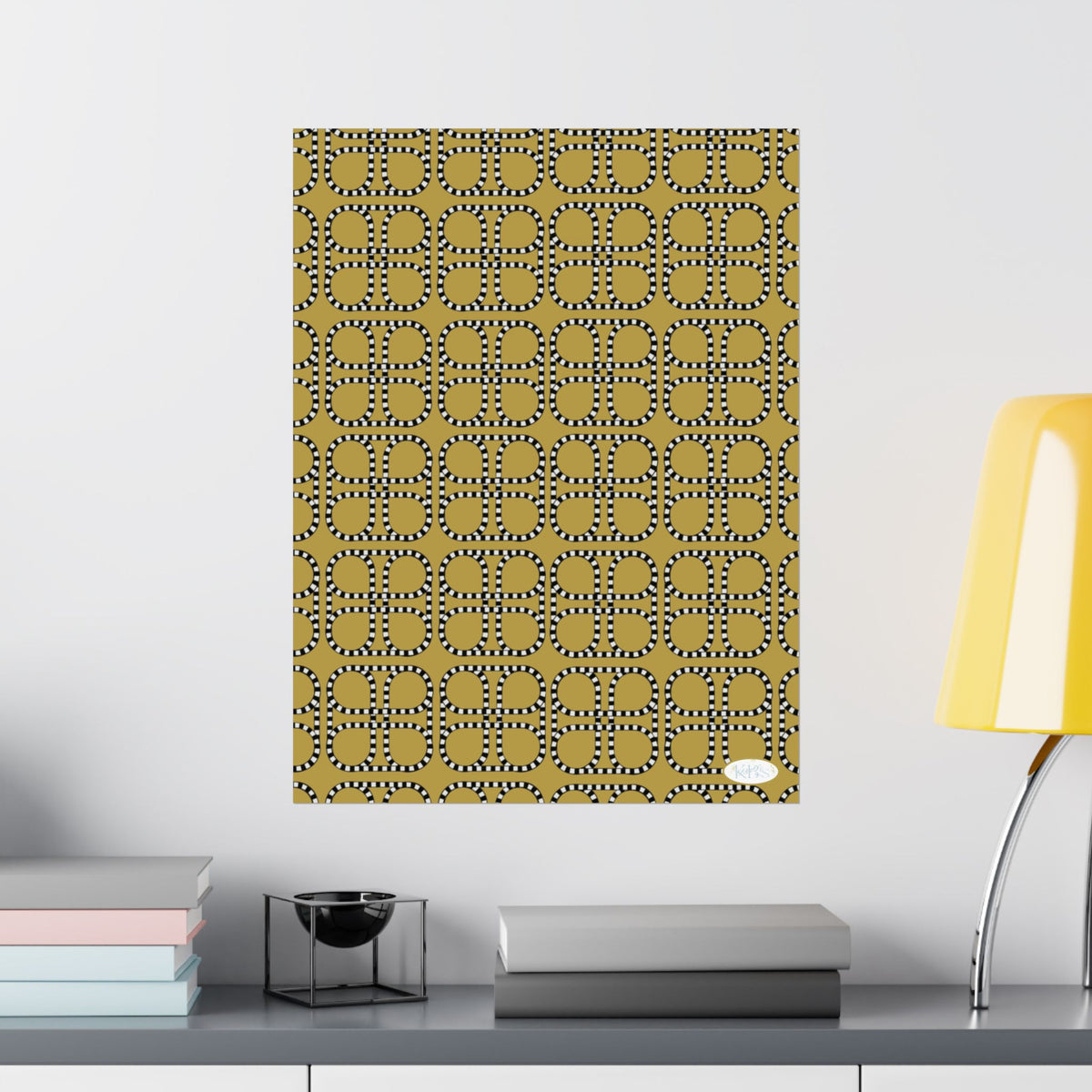 Looped Link Wall Print