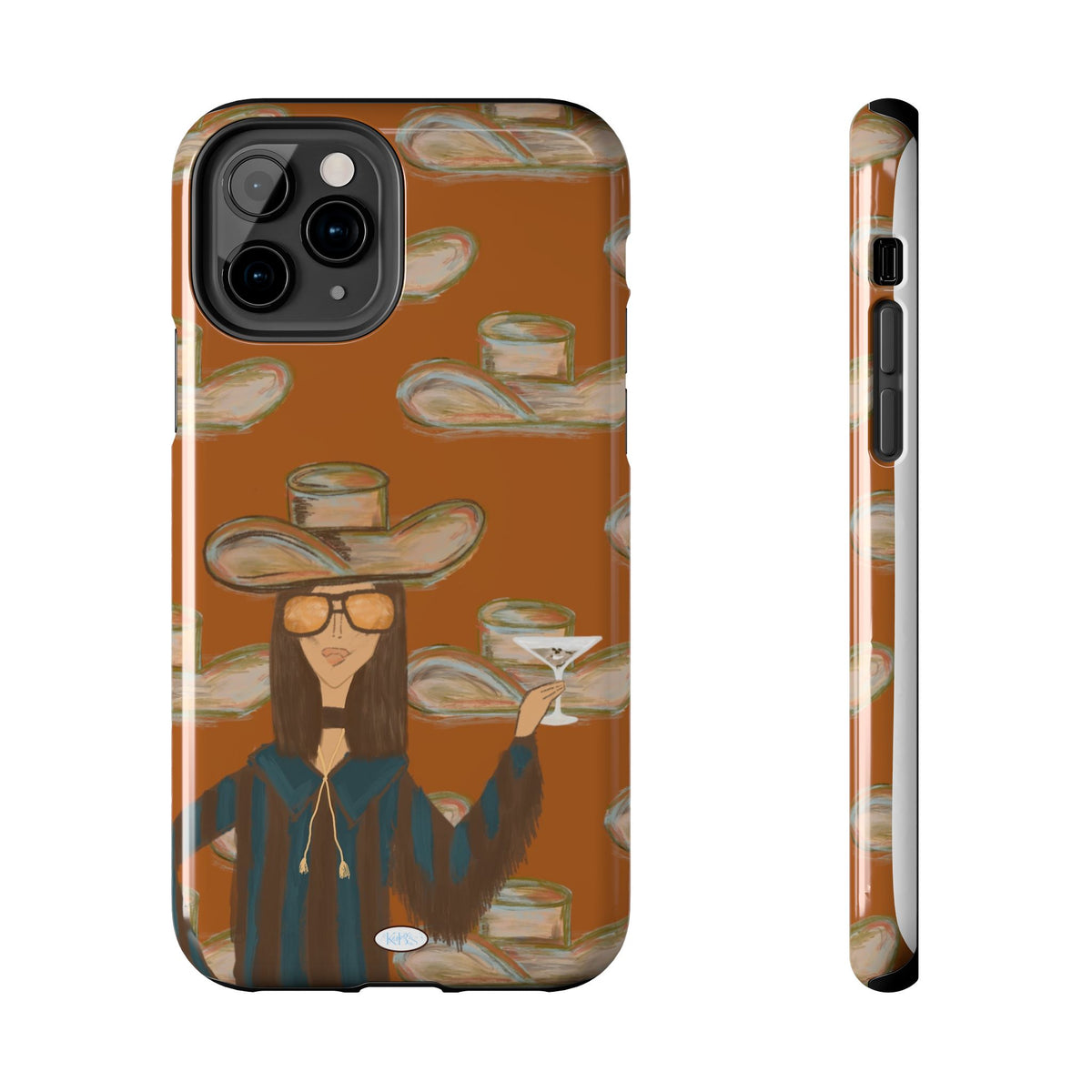 Cocktail Cowgirl Tough Case for iPhone