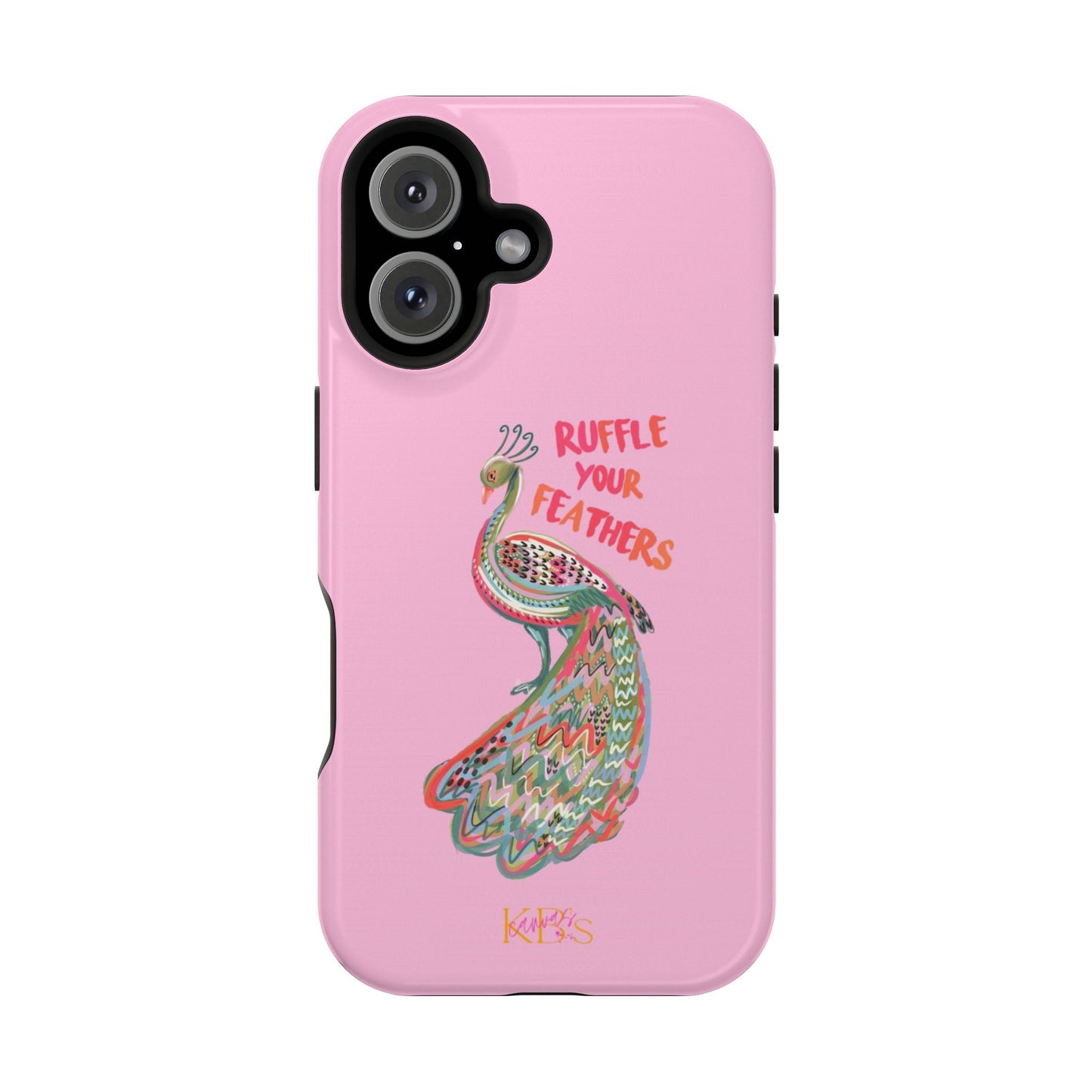 Ruffle Your Feathers Mag Safe Case - Pink