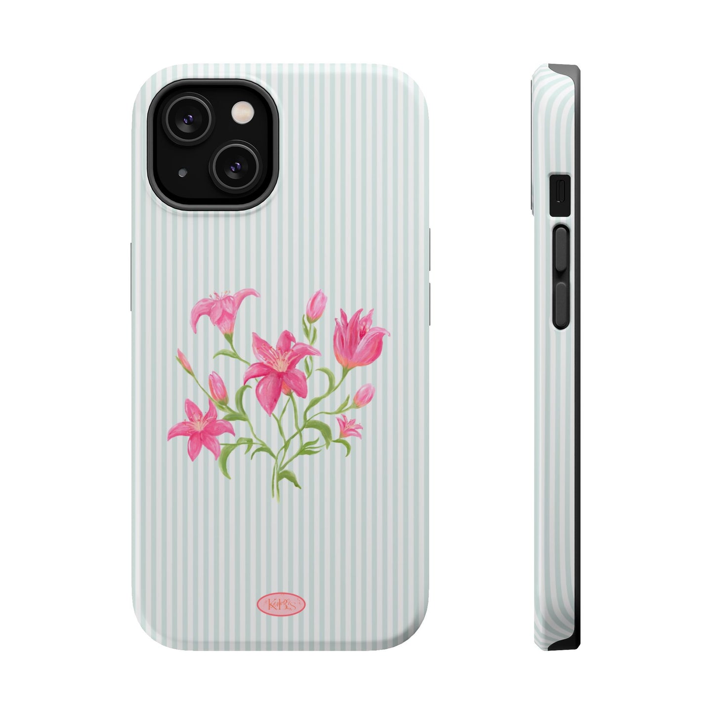 Lily Bloom Mag Safe Case for iPhone - Blue