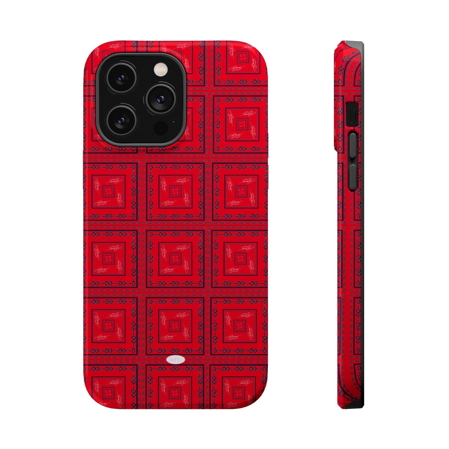 Red & Blue Horsebit MagSafe Case