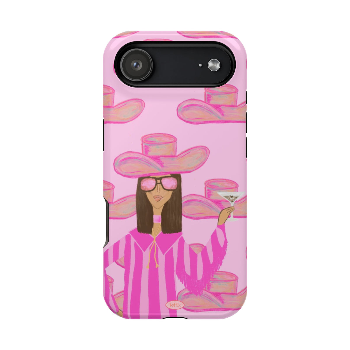 Cocktail Cowgirl MagSafe Case - Pink