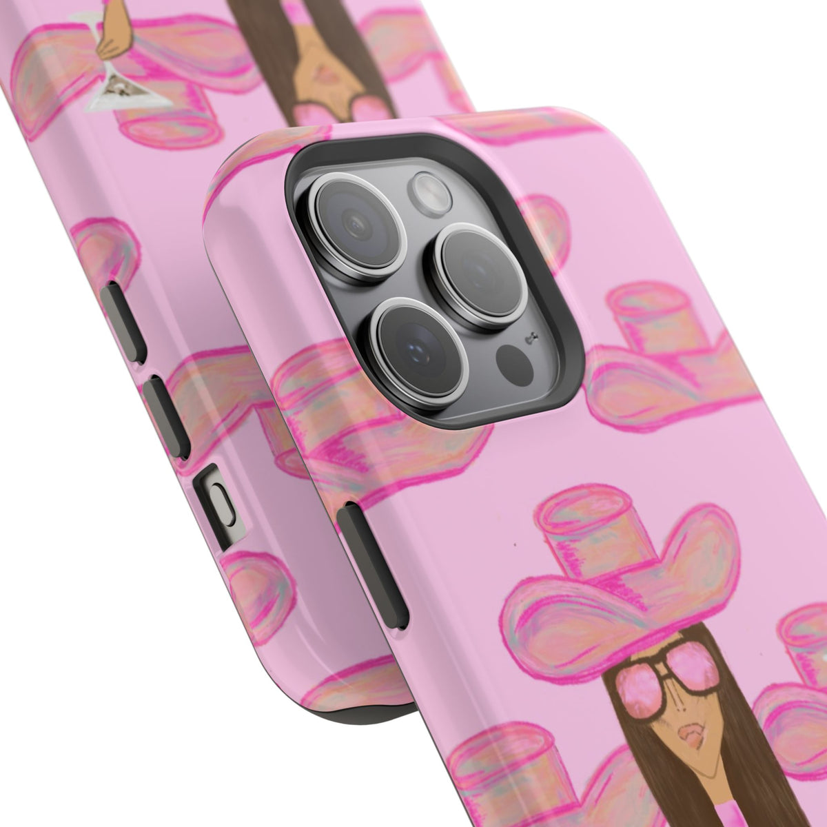 Cocktail Cowgirl MagSafe Case - Pink