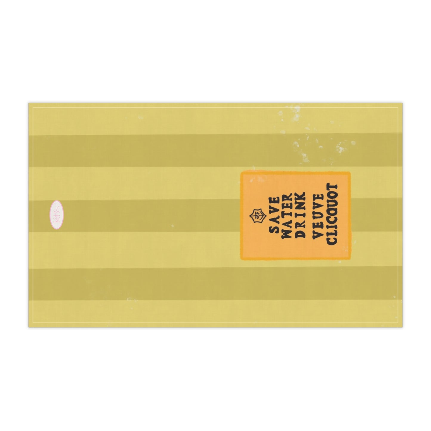 Save Water Drink Veuve Tea Towel