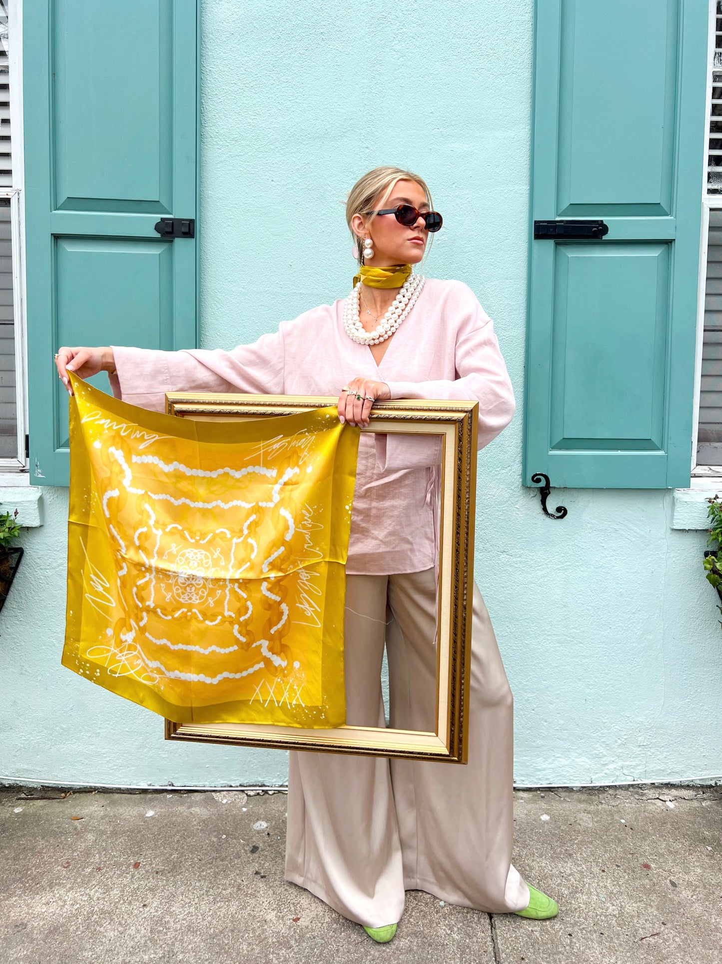 Maison Link Silk Scarf