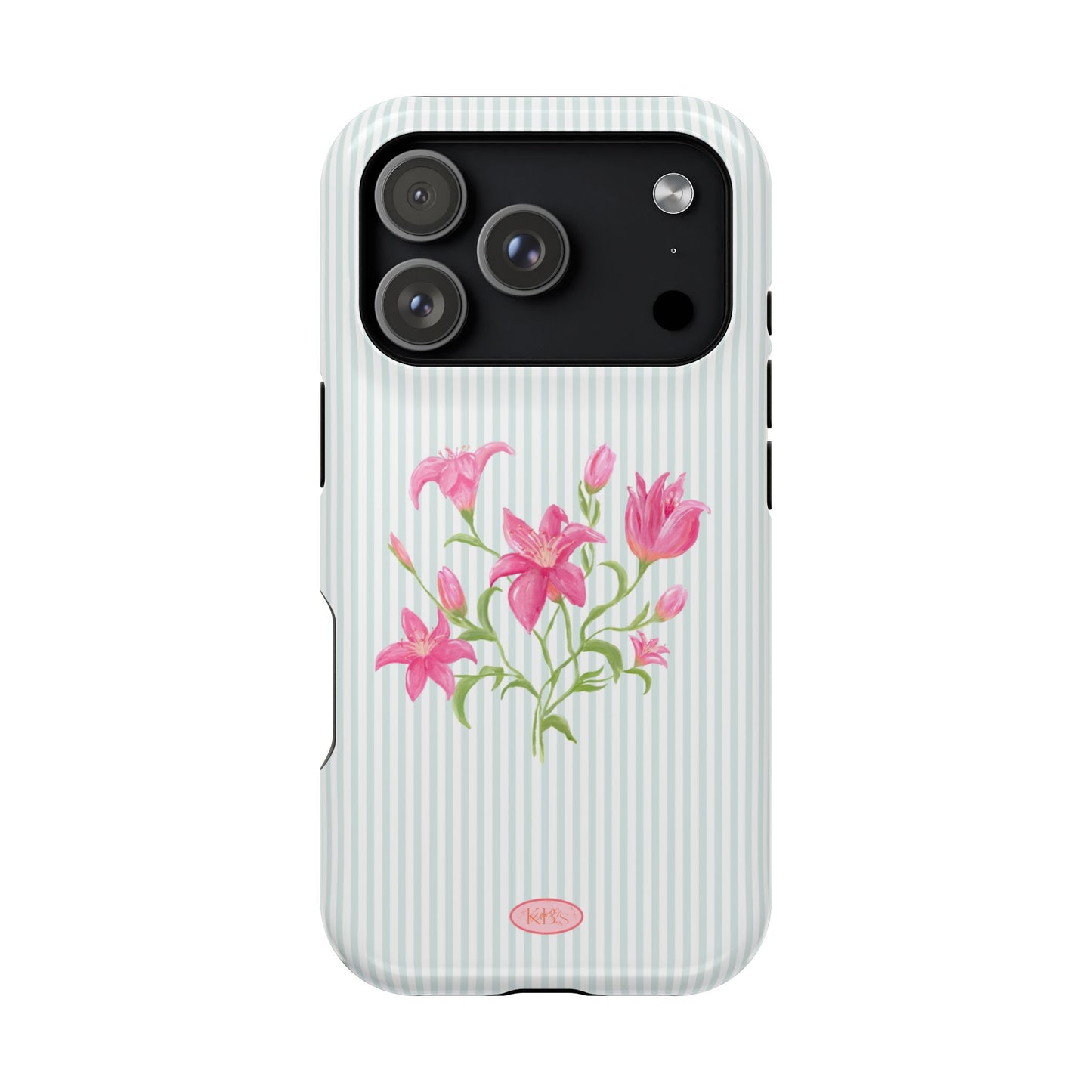 Lily Bloom Mag Safe Case for iPhone - Blue