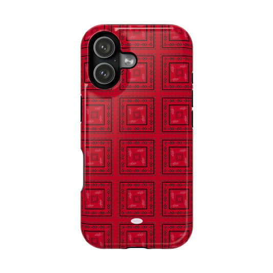 Red & Black Horsebit MagSafe Case