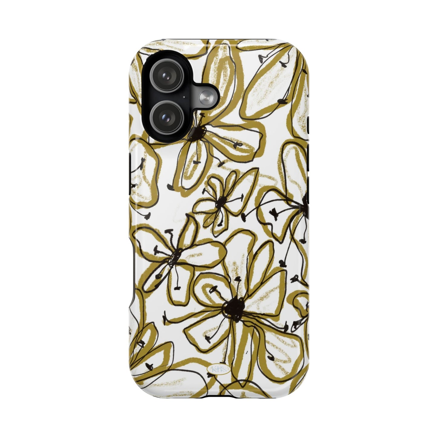 Floral Sketch Mag Safe Case for iPhone