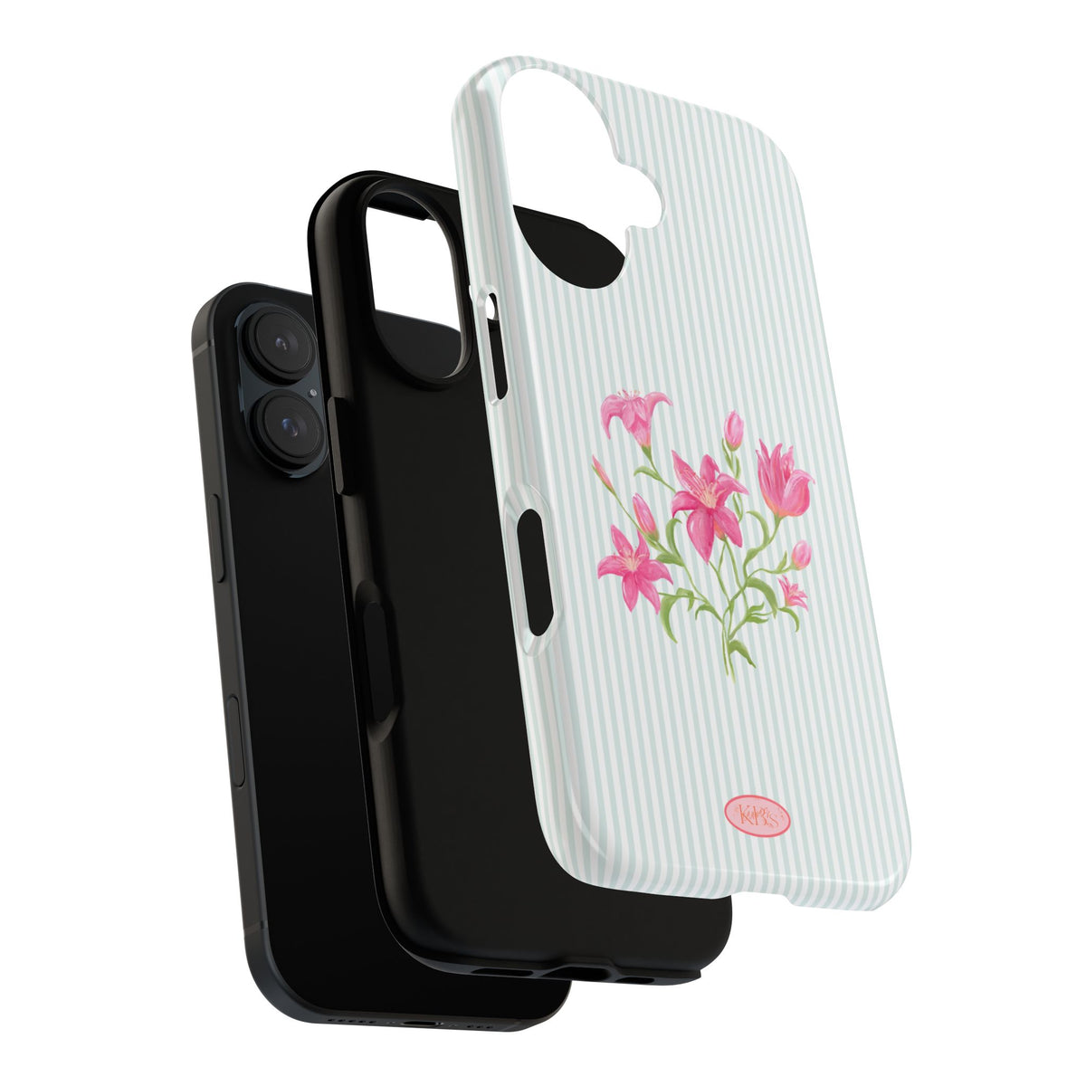 Lily Bloom Tough Case for iPhone - Blue