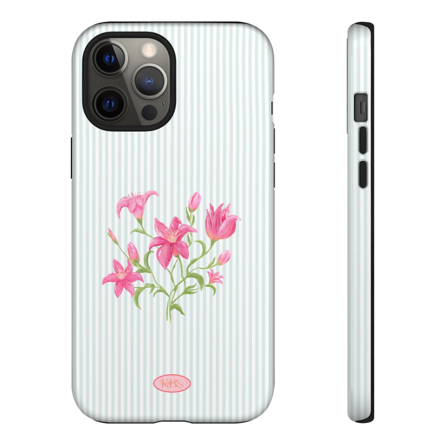 Lily Bloom Tough Case for iPhone - Blue