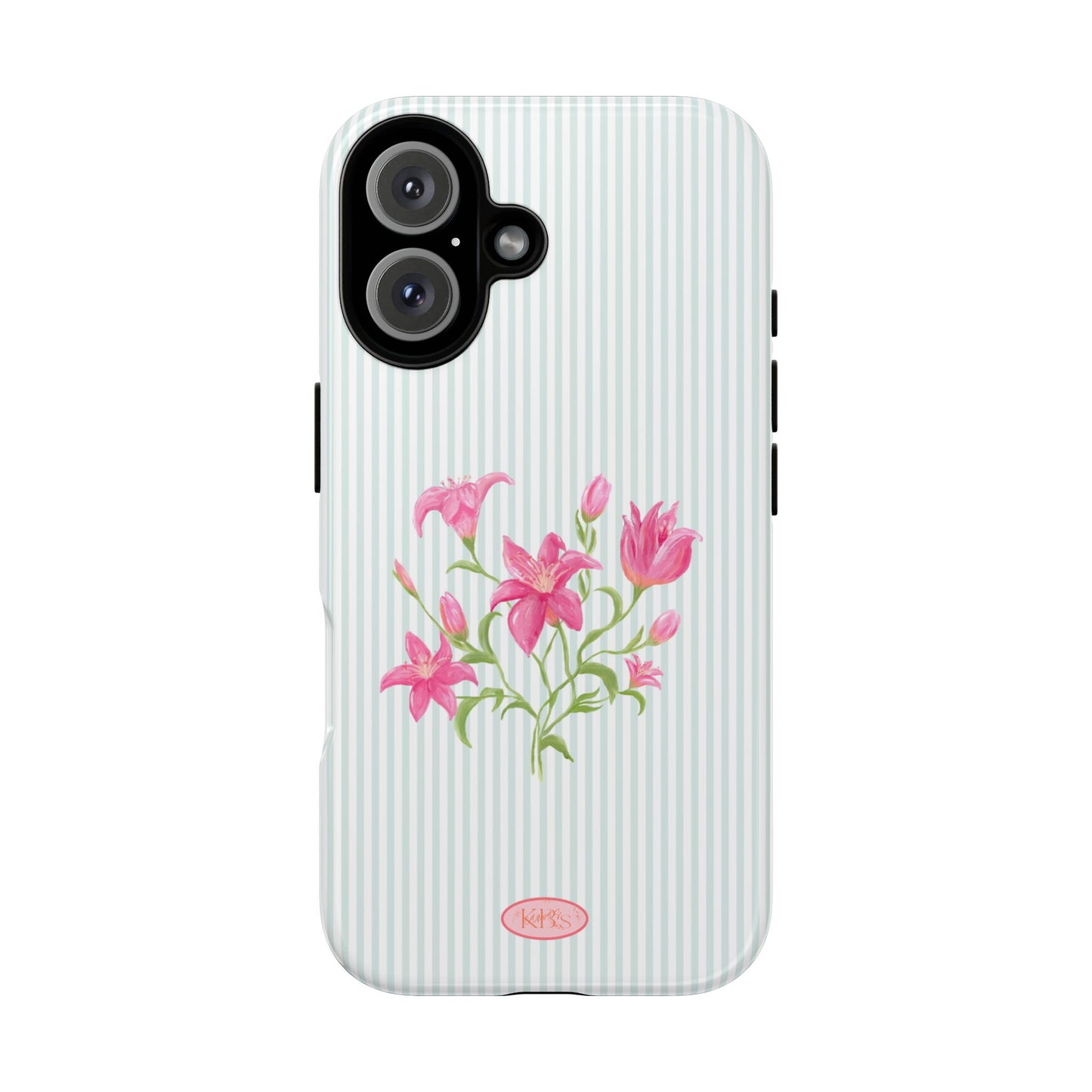 Lily Bloom Tough Case for iPhone - Blue
