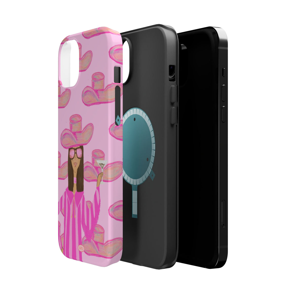 Cocktail Cowgirl MagSafe Case - Pink