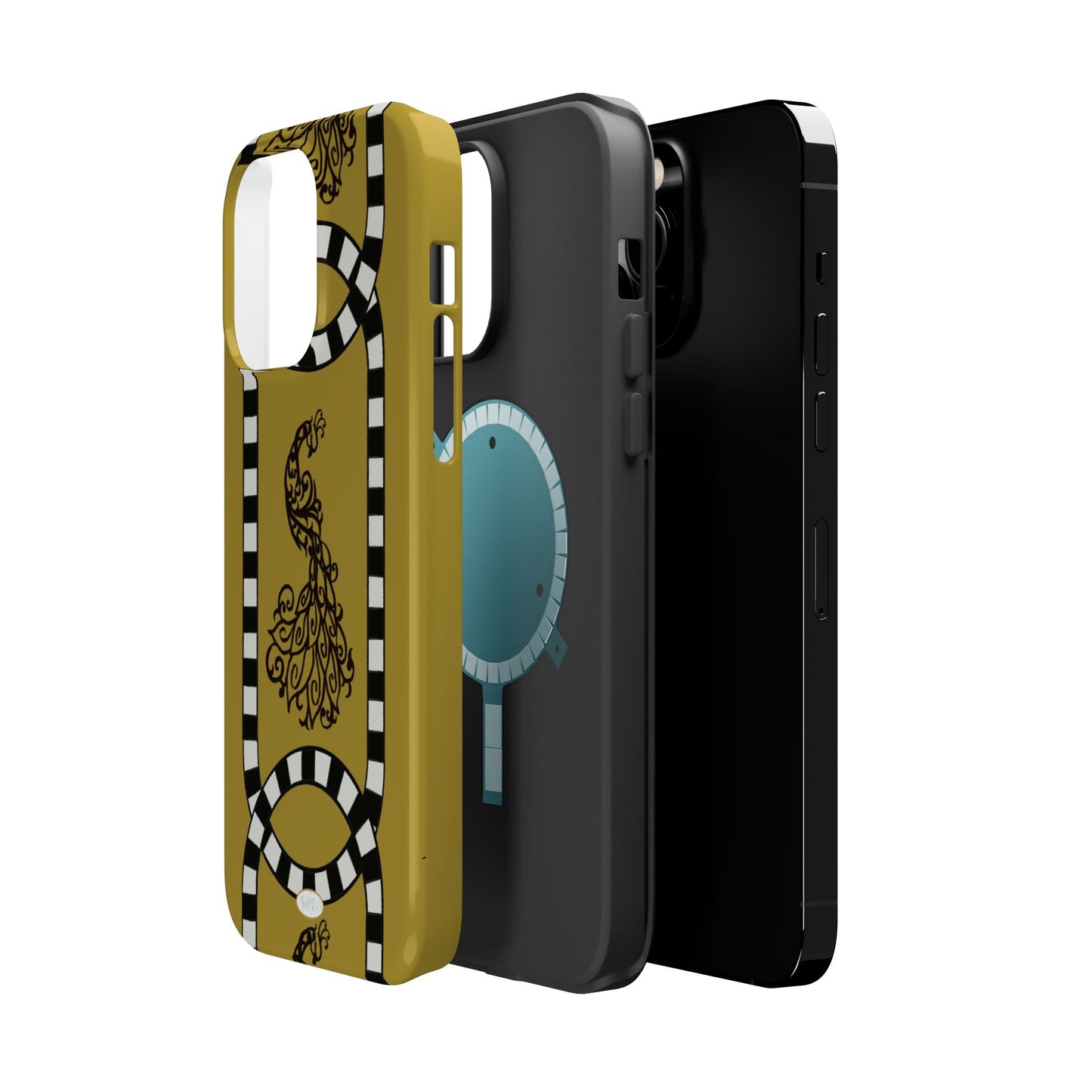 Feathered Stripe Mag Safe Case for iPhone
