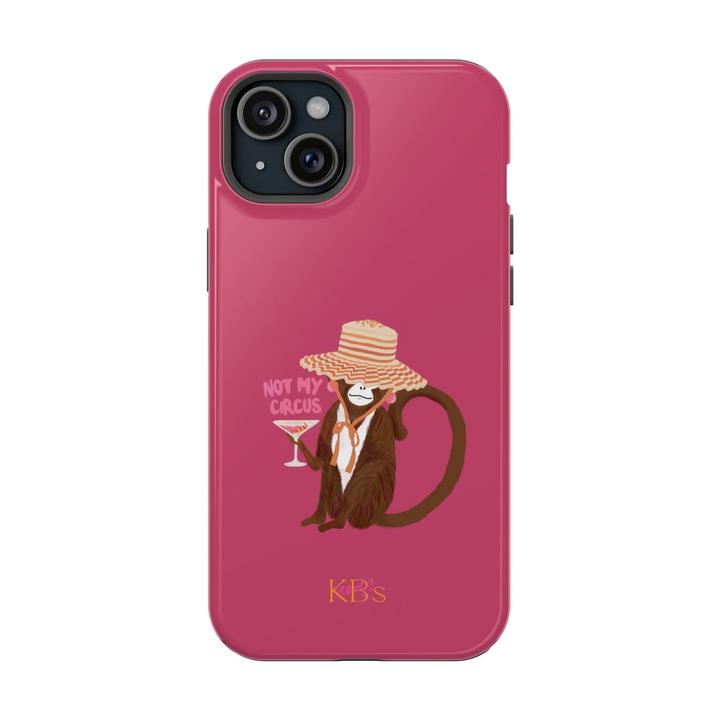 Not My Circus Mag Safe Case - Magenta