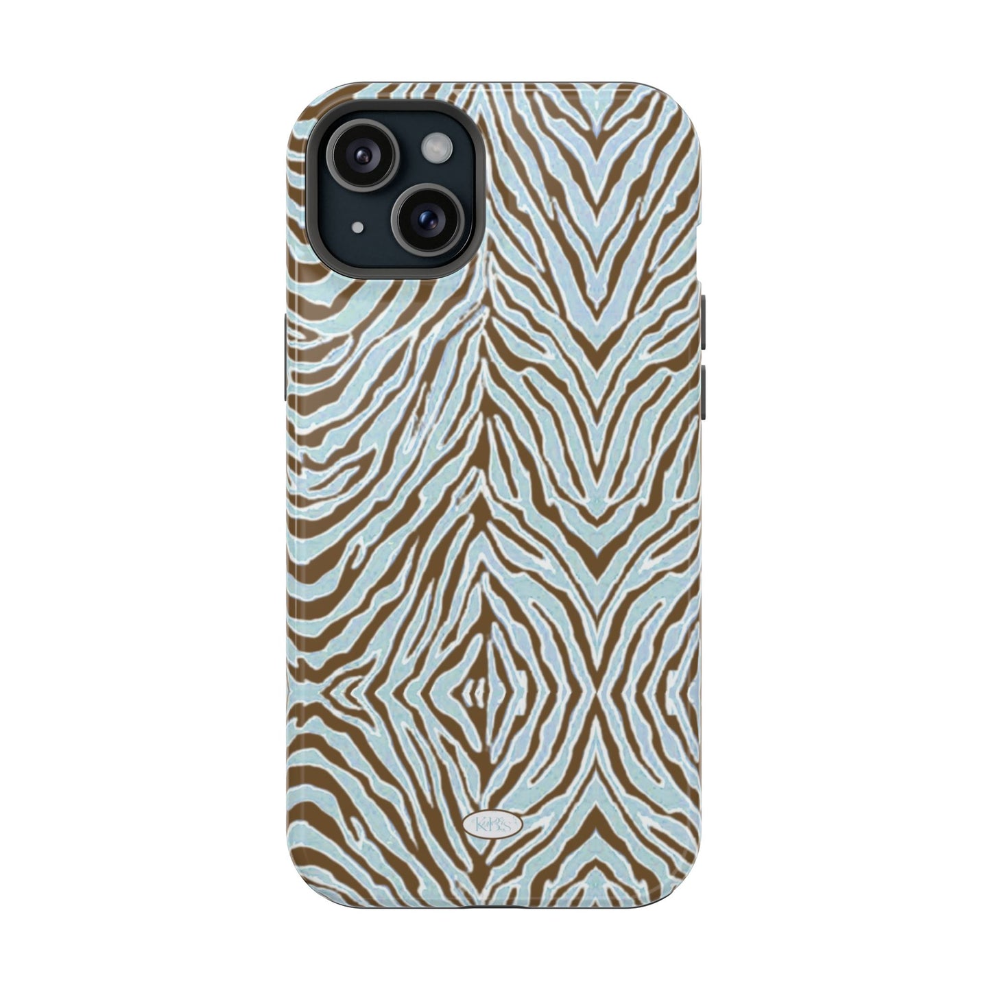 Zebra Bleu Mag Safe Case for iPhone
