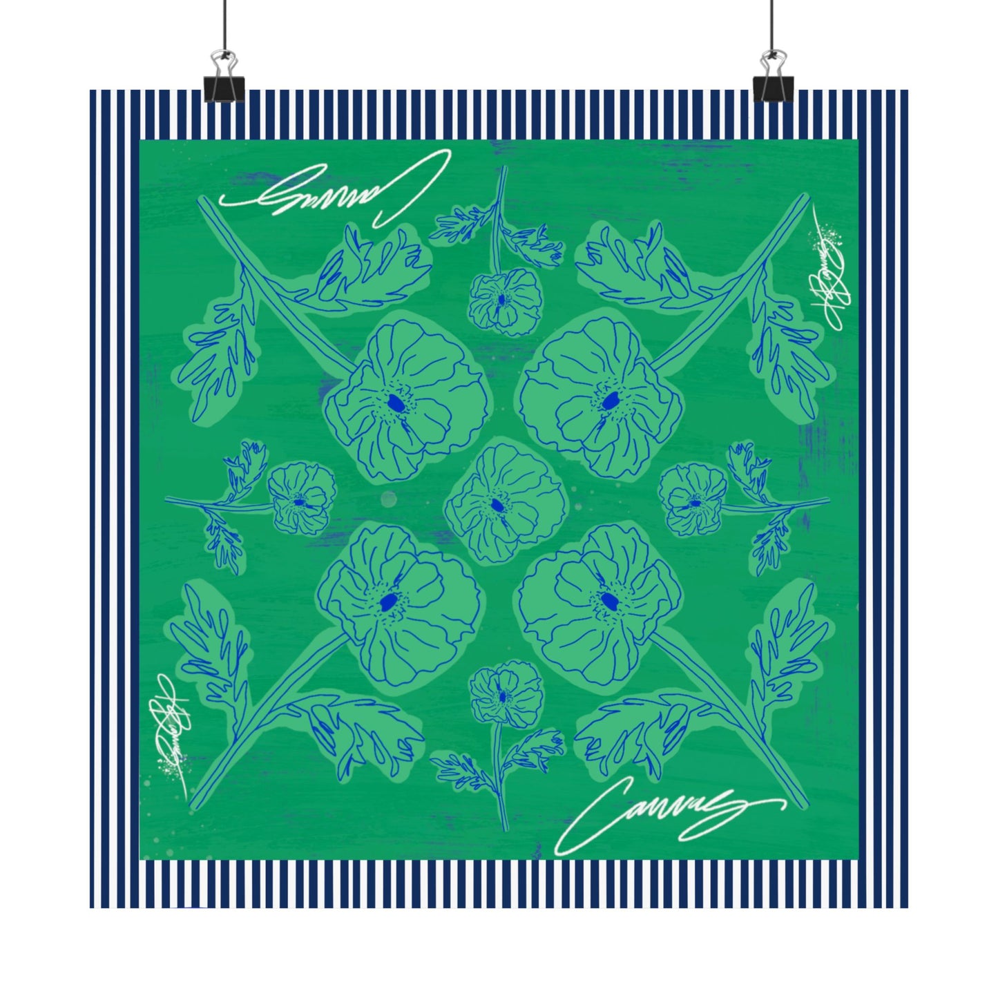 Flora Bloom Scarf Photo Print