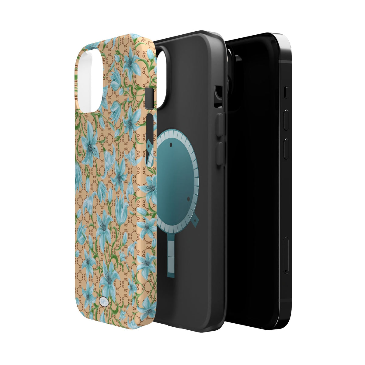 Horsebit Fleur Mag Safe Case for iPhone