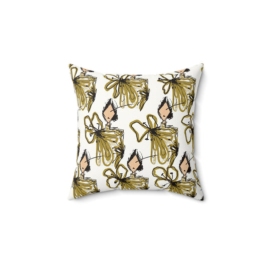 Fleur Runway Throw Pillow