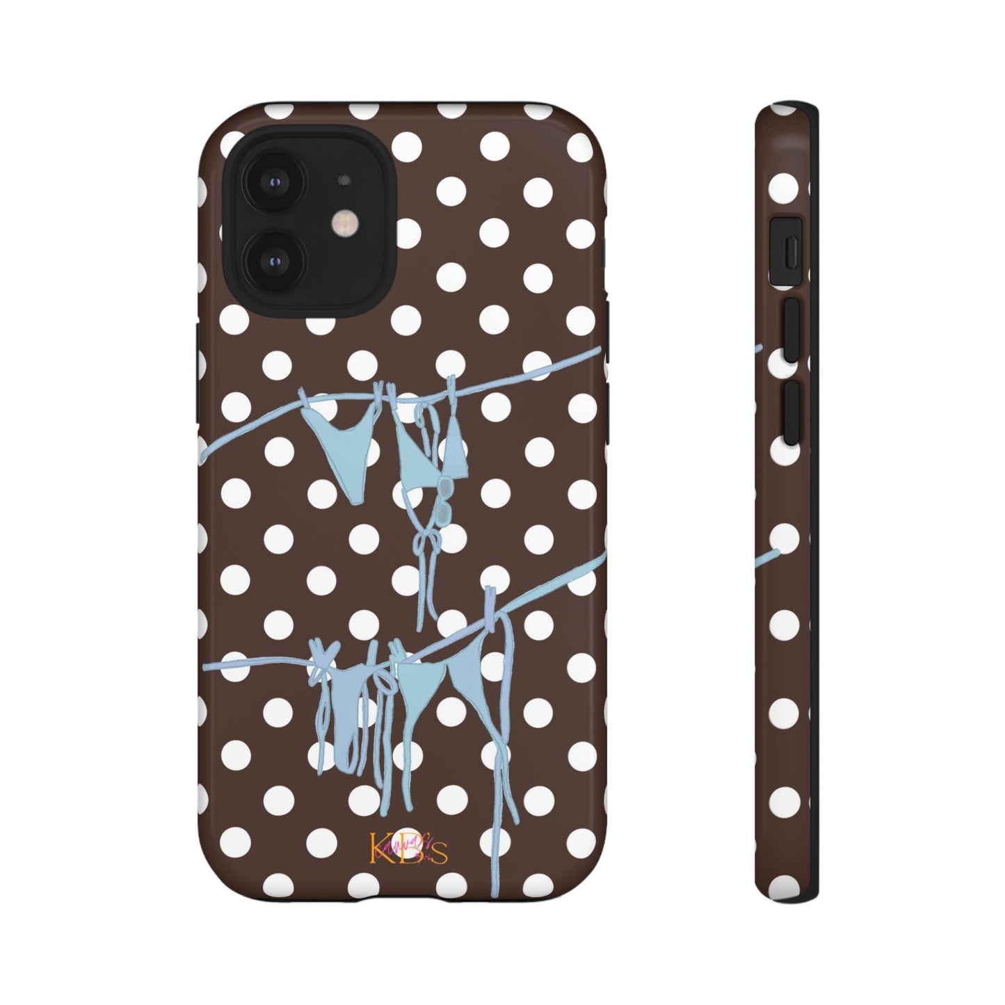 Brown Polka Dot Bikini Tough Case