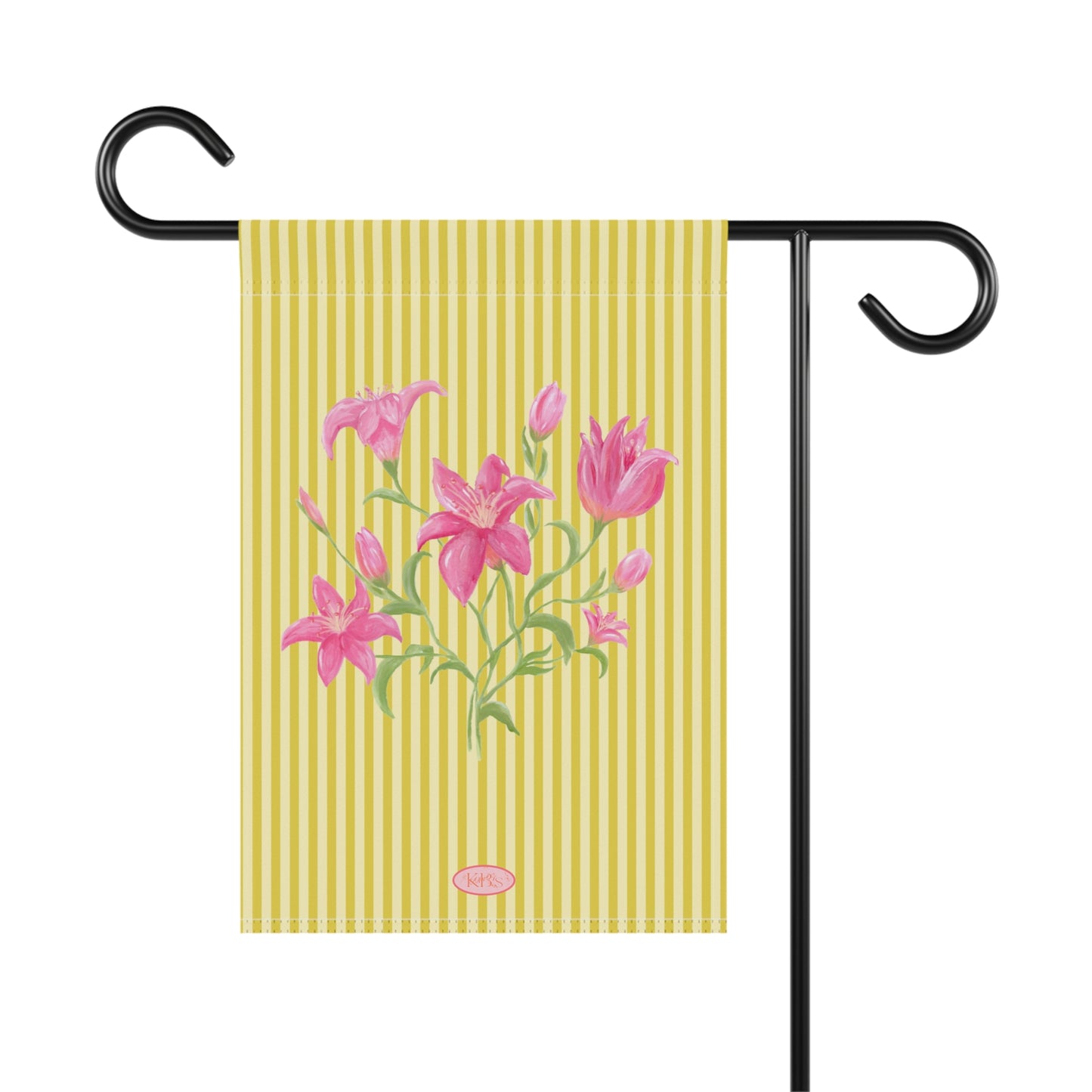 Lily Bloom Garden Flag - Yellow