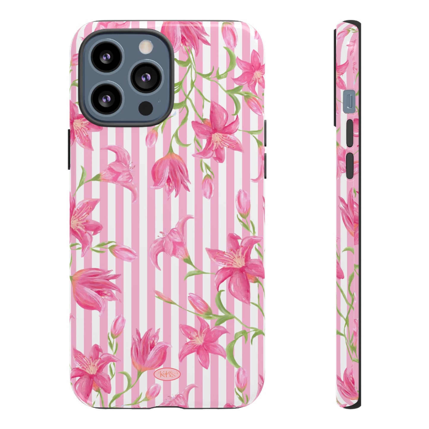 Azalea Stripe Tough Case for iPhone - Pink