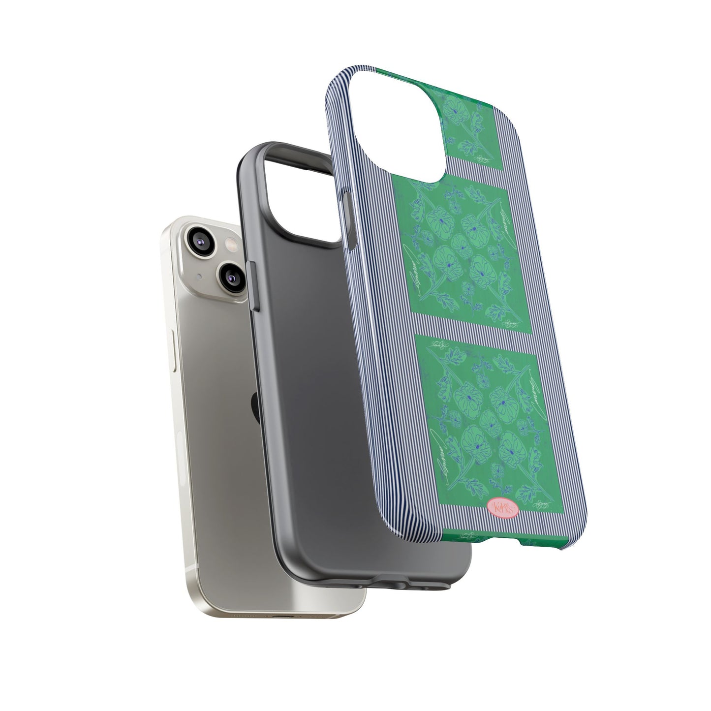 Flora Bloom Scarf Tough Case for iPhone