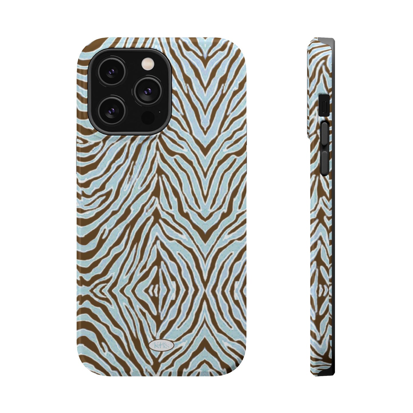 Zebra Bleu Mag Safe Case for iPhone