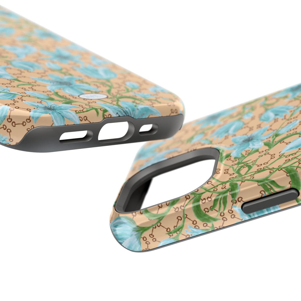Horsebit Fleur Mag Safe Case for iPhone