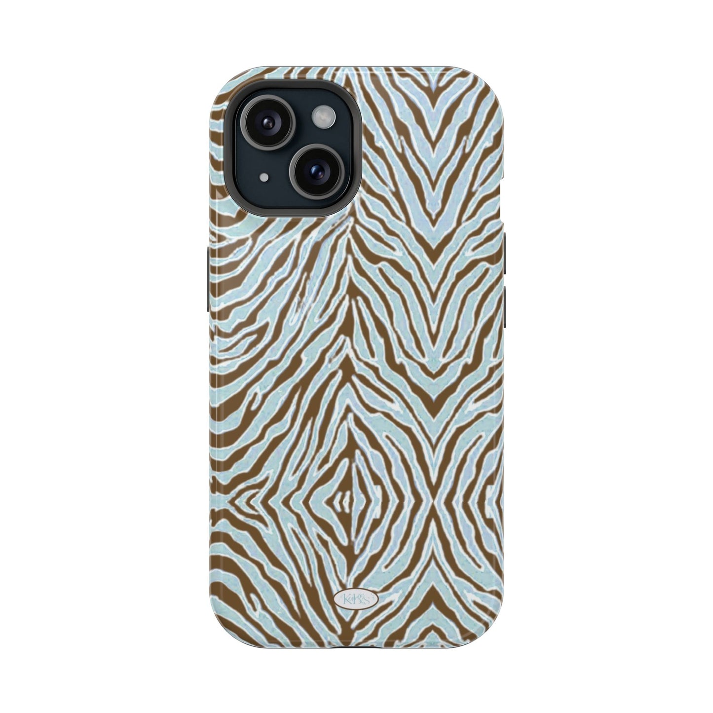 Zebra Bleu Mag Safe Case for iPhone