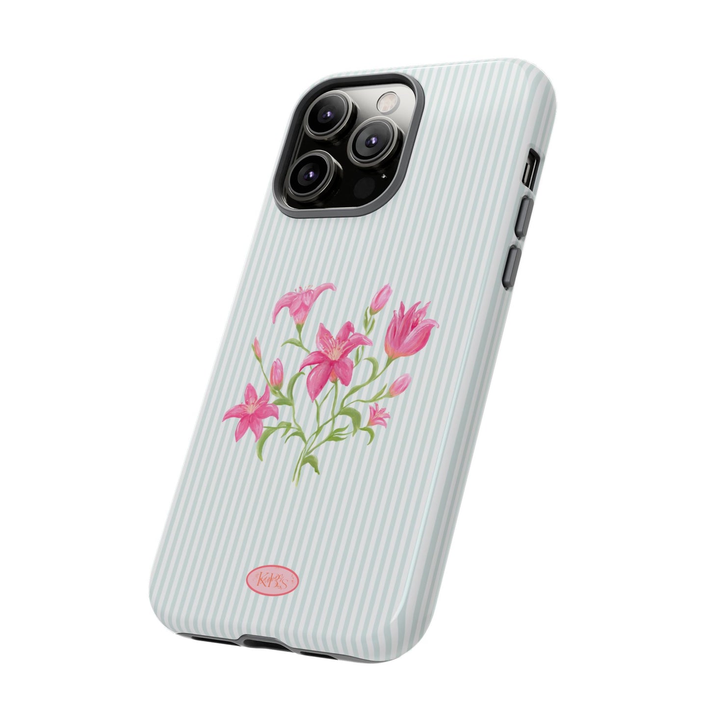 Lily Bloom Tough Case for iPhone - Blue