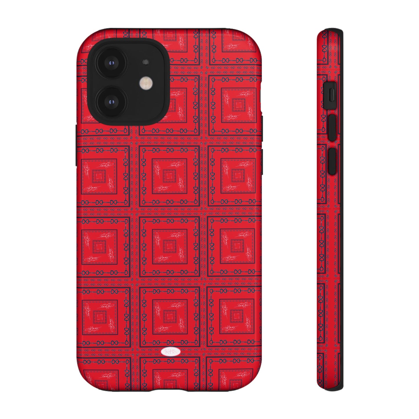 Red & Blue Horsebit Tough Case