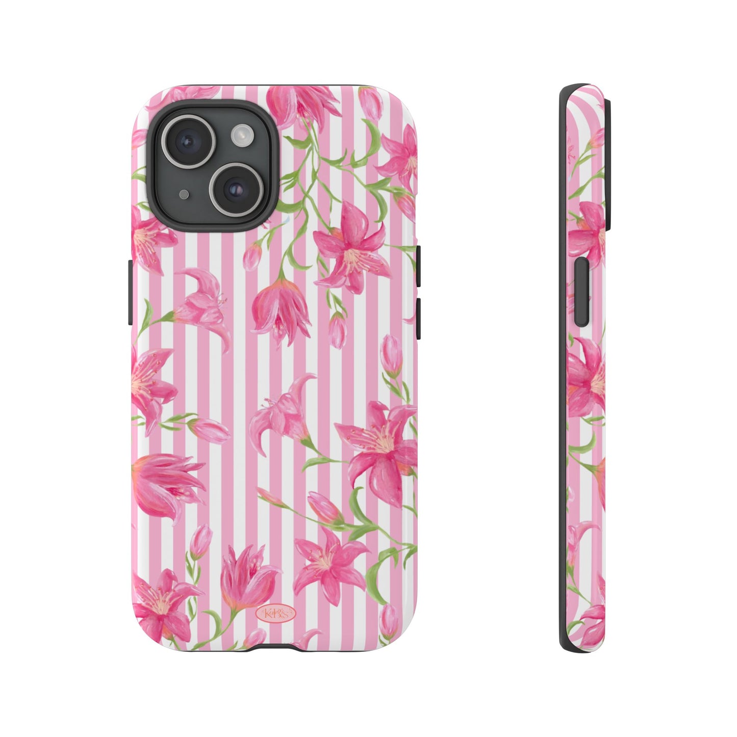 Azalea Stripe Tough Case for iPhone - Pink