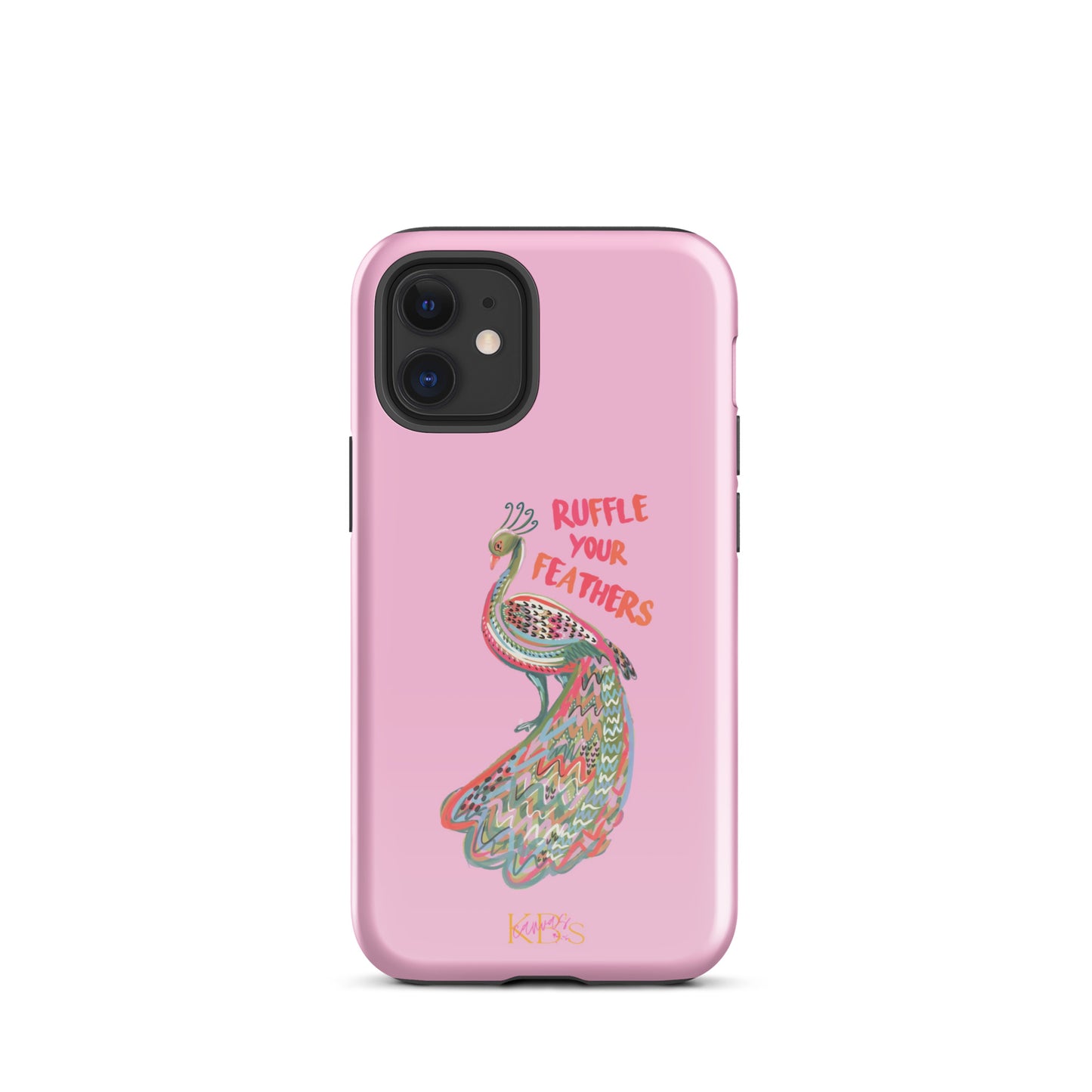 Ruffle Your Feathers Tough Case for iPhone - Pink