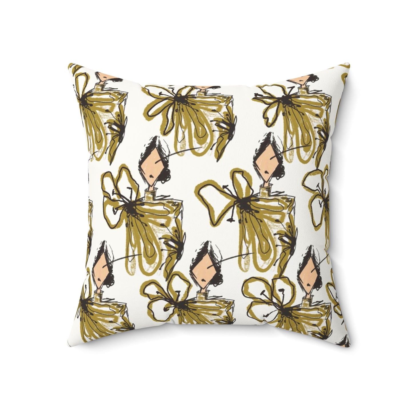 Fleur Runway Throw Pillow