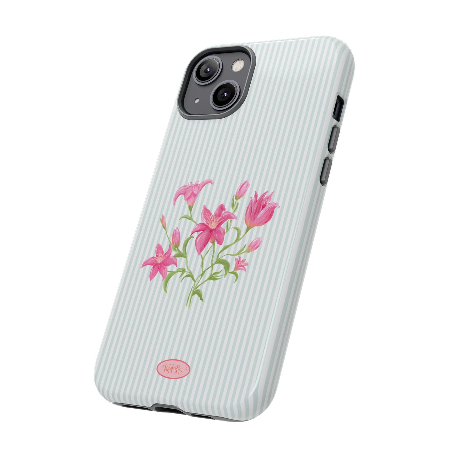 Lily Bloom Tough Case for iPhone - Blue