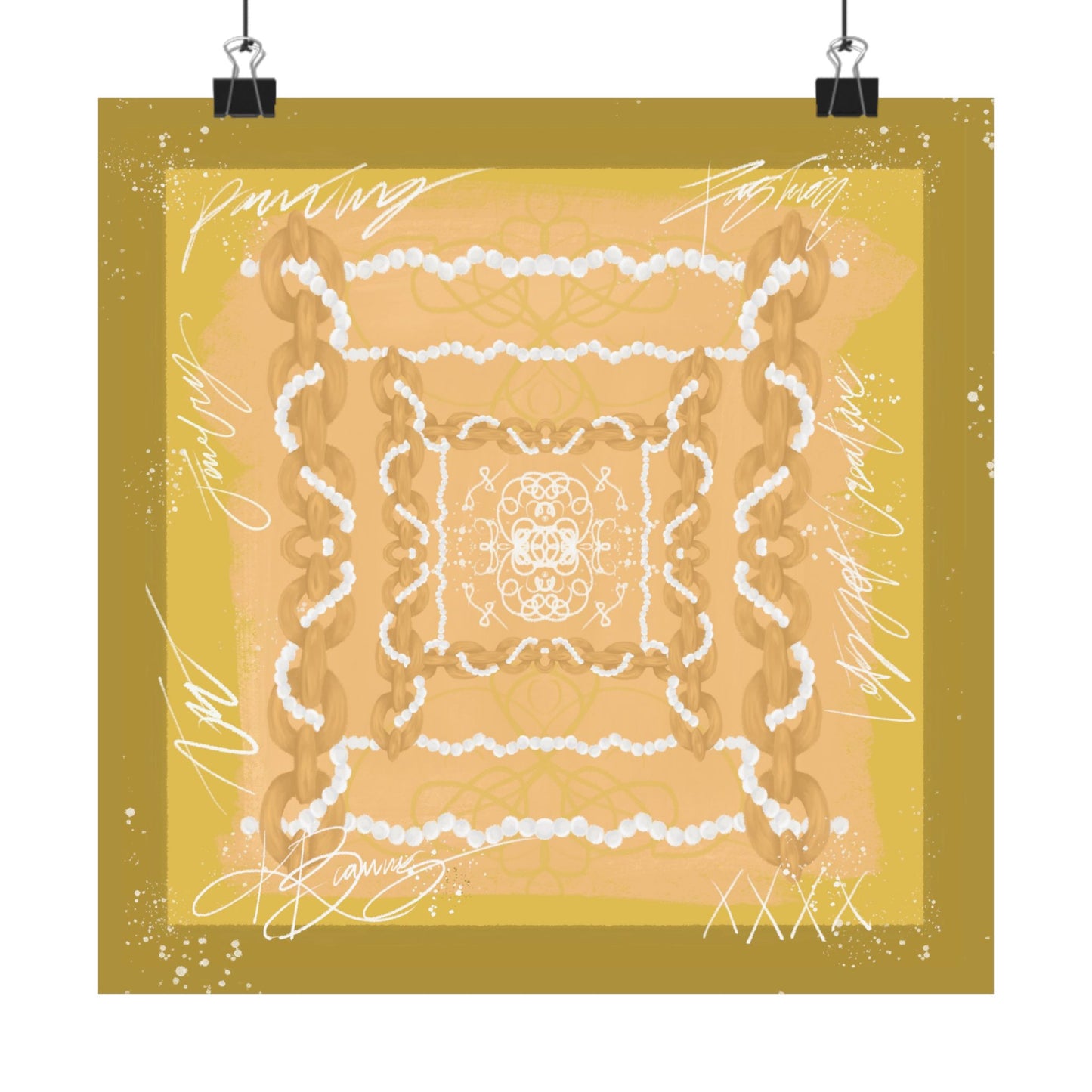 Maison Link Scarf Photo Print
