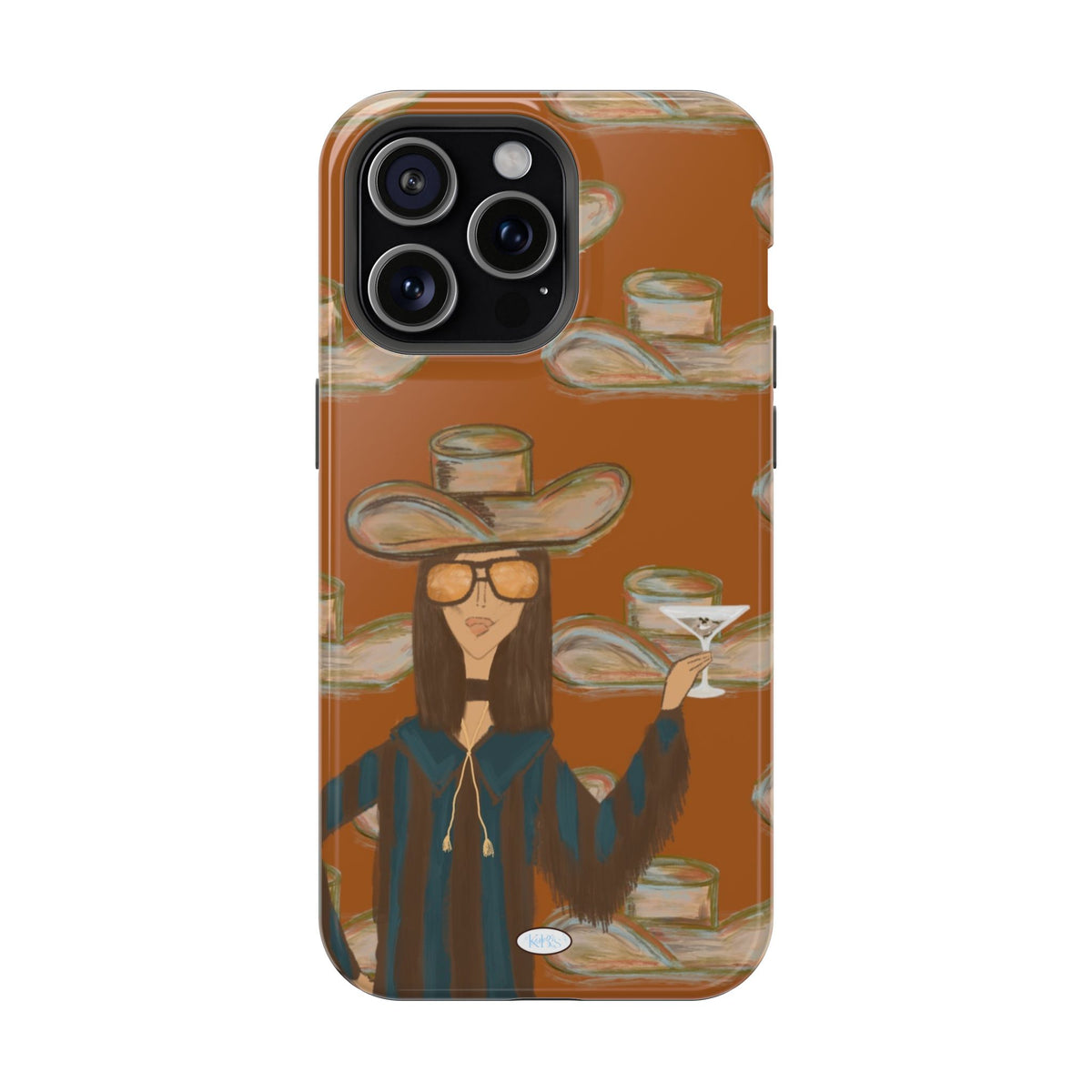 Cocktail Cowgirl Mag Safe Case for iPhone
