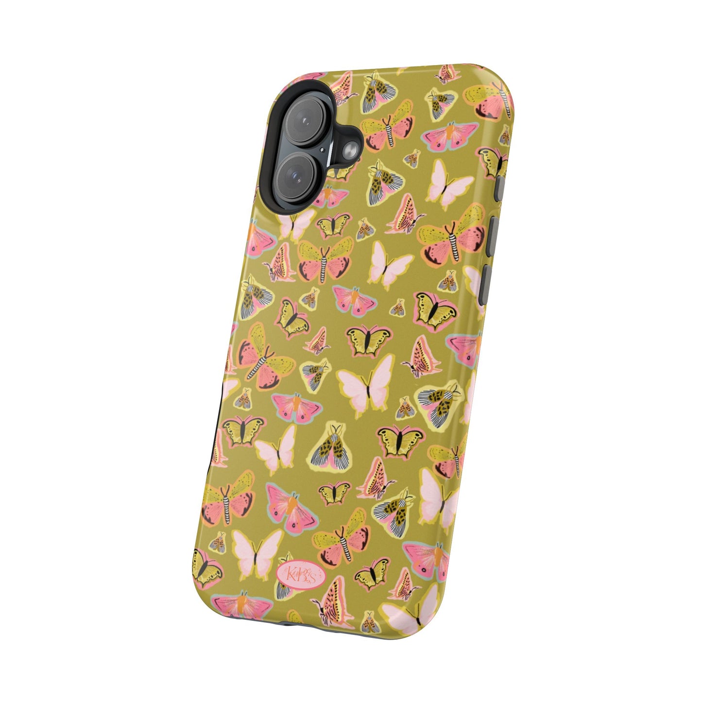 Butterfly Muse Mag Safe Case for iPhone - Green