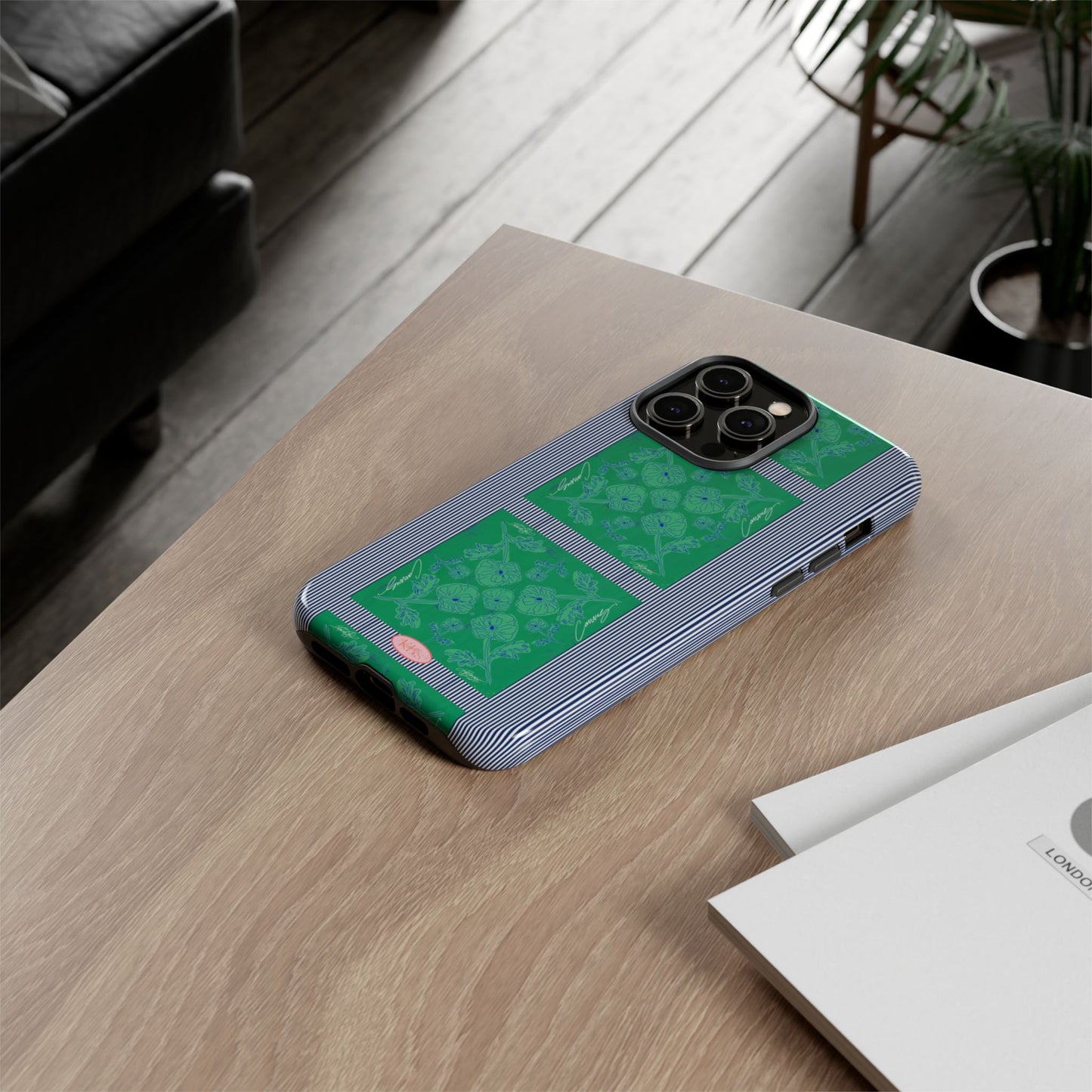 Flora Bloom Scarf Tough Case for iPhone